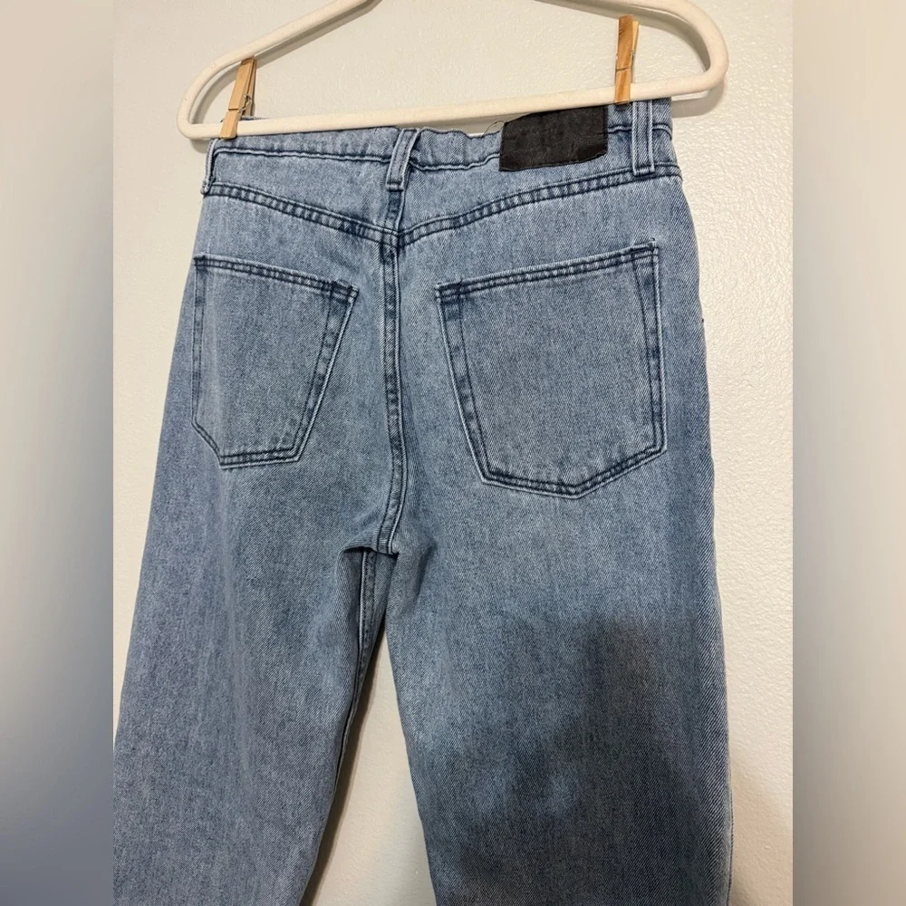 BDG Baggy Skate Fit Men’s Jeans - Size 28x30 Blue Embroidered dash / stitch